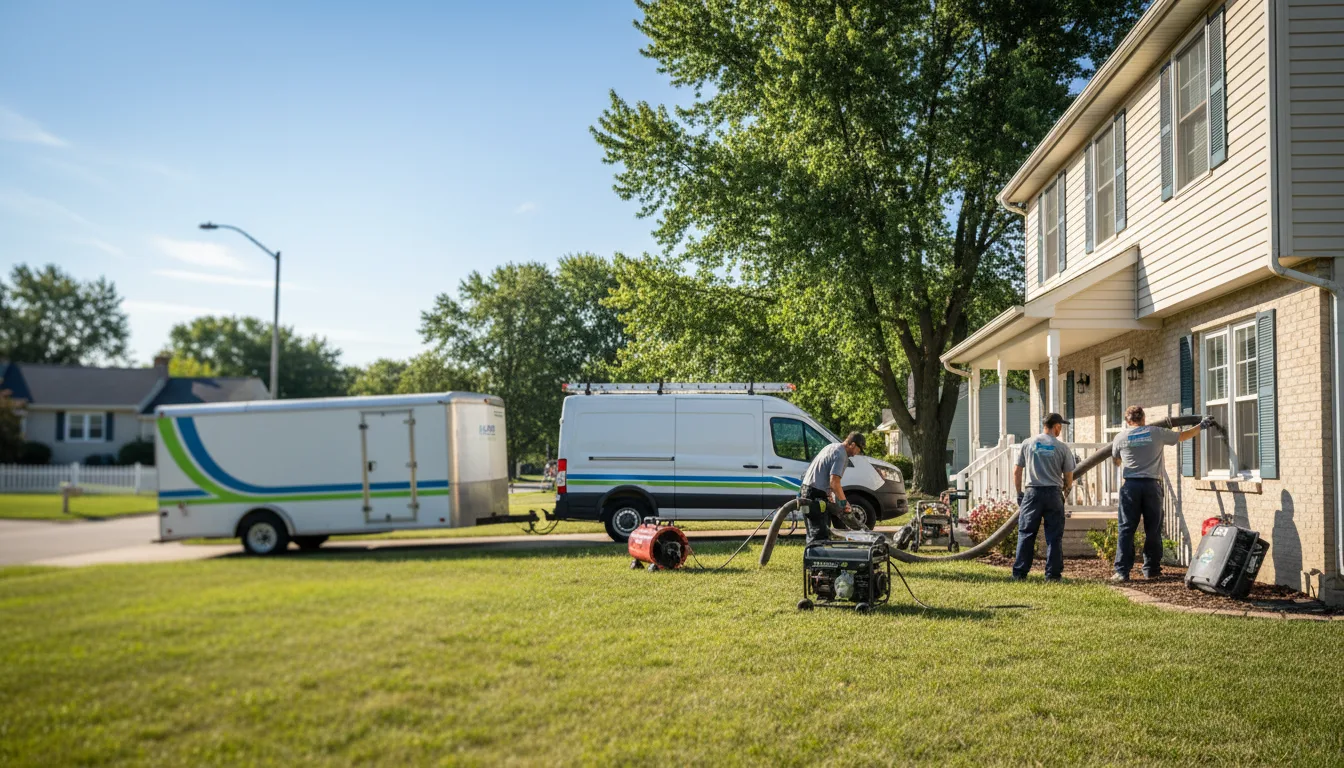Flooded Basement Restoration And Cleanup With Repair in Neoga, IL near me